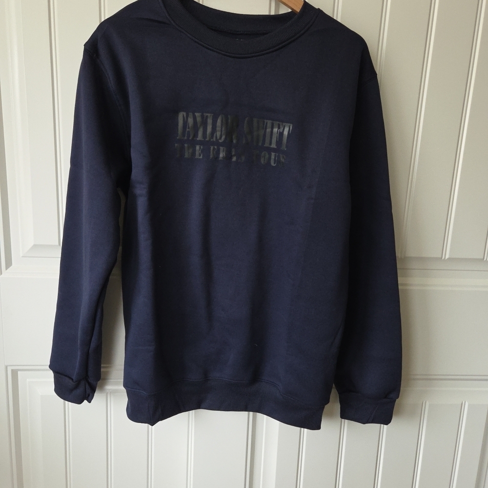 Taylor Swift Men's‎ Navy Crewneck Sweater